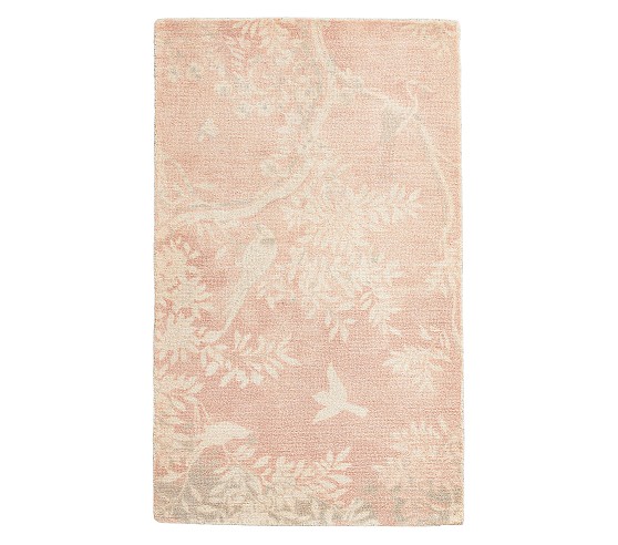 Monique Lhuillier Bird Rug | Patterned Rugs | Pottery Barn Kids