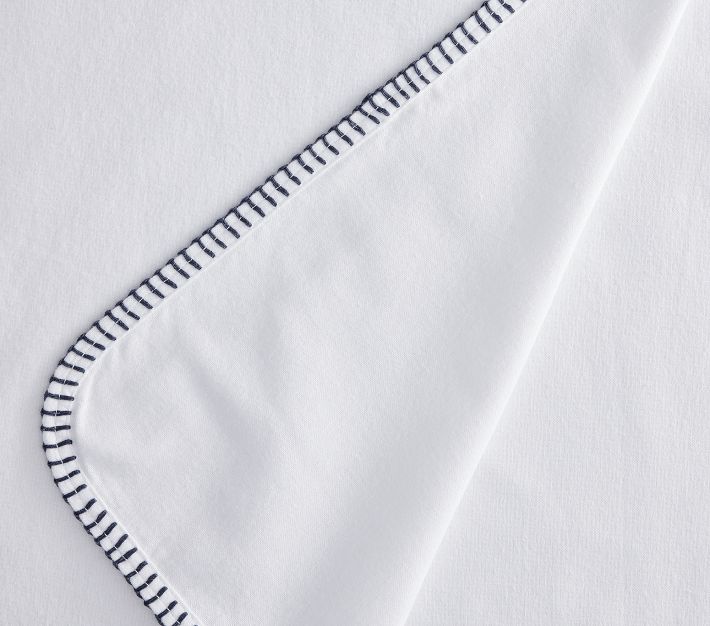 Gingham Flannel Swaddle Set Pottery Barn Kids