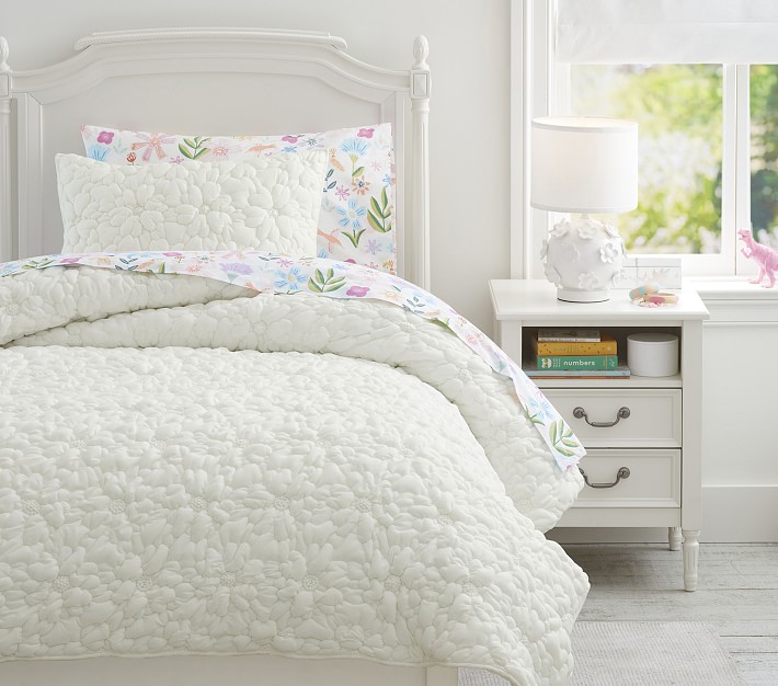 Odessa Floral Recycled Comforter & Shams Pottery Barn Kids