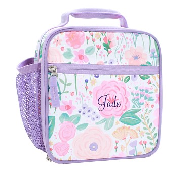 Mackenzie Lavender Floral Blooms Backpack & Lunch Bundle, Set of 3