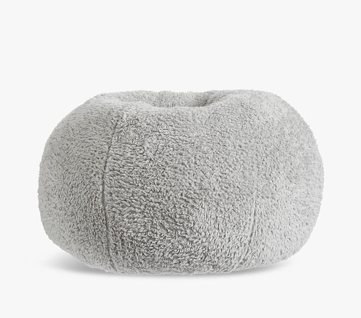 Gray Cozy Sherpa Anywhere Beanbag™