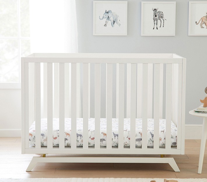 Lennox Convertible Crib Modern Crib Pottery Barn Kids
