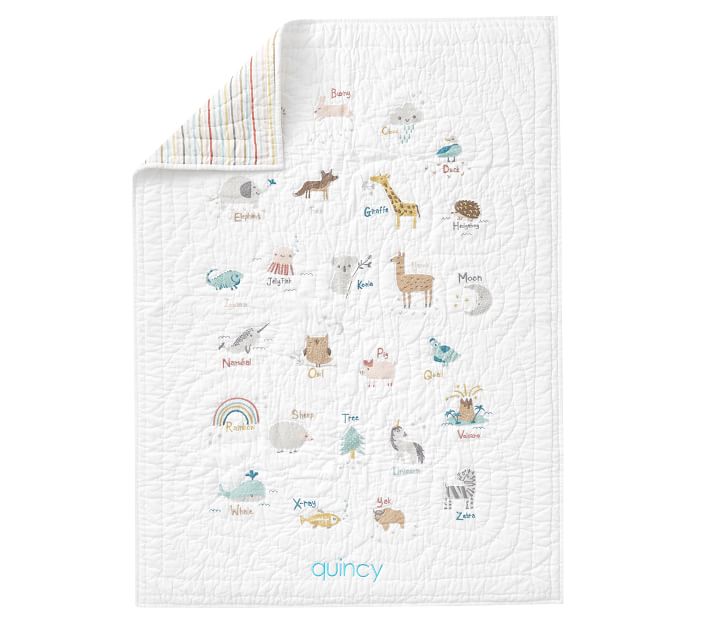 Quincy ABC Baby Bedding Sets Pottery Barn Kids