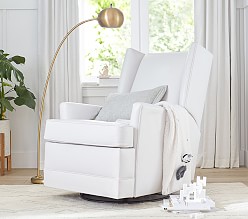 Modern Wingback Manual & Power Swivel Glider Recliner