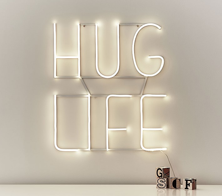 Brite Lite Tribe Personalized Flow Neon LED Wall Light