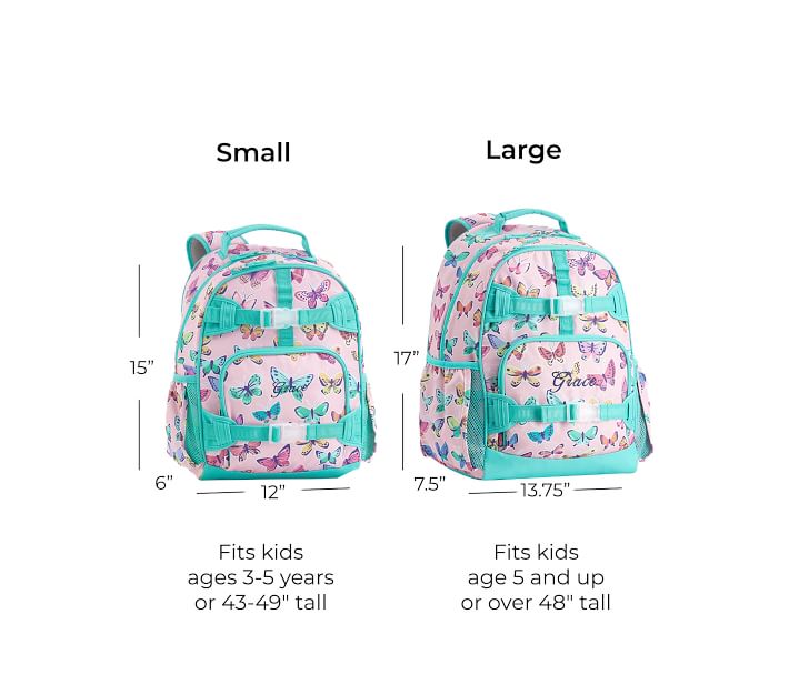 Pottery Barn Kids Backpack And Lunchbox Girls Butterflies Back to