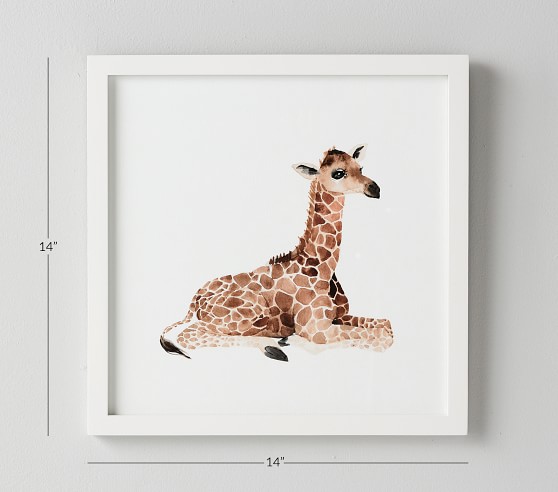 giraffe framed wall art