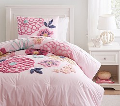 Sasha's Garden Candlewick Comforter & Shams