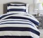 Boys Rugby Stripe Kids' Duvet Cover | Pottery Barn Kids