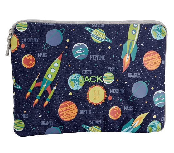 Mackenzie Navy Solar System Glow-in-the-Dark Wet/Dry Bag | Pottery Barn ...