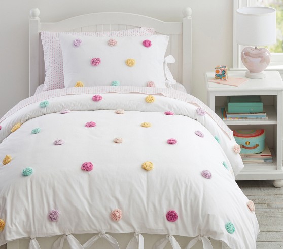 Zoey Pom-Pom Duvet Cover & Shams