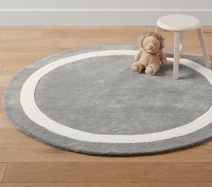 Penguin Rugs Penguin Family Area Rug White and Gray Carpets Winter