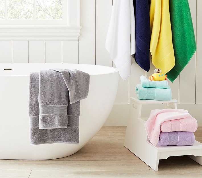 Classic Solid Kids Bath Towel
