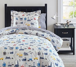 Jax Construction Organic Duvet Cover & Shams