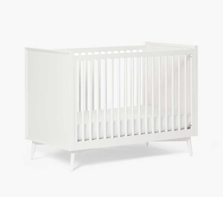 west elm x pbk MidCentury Convertible Baby Crib Pottery Barn Kids
