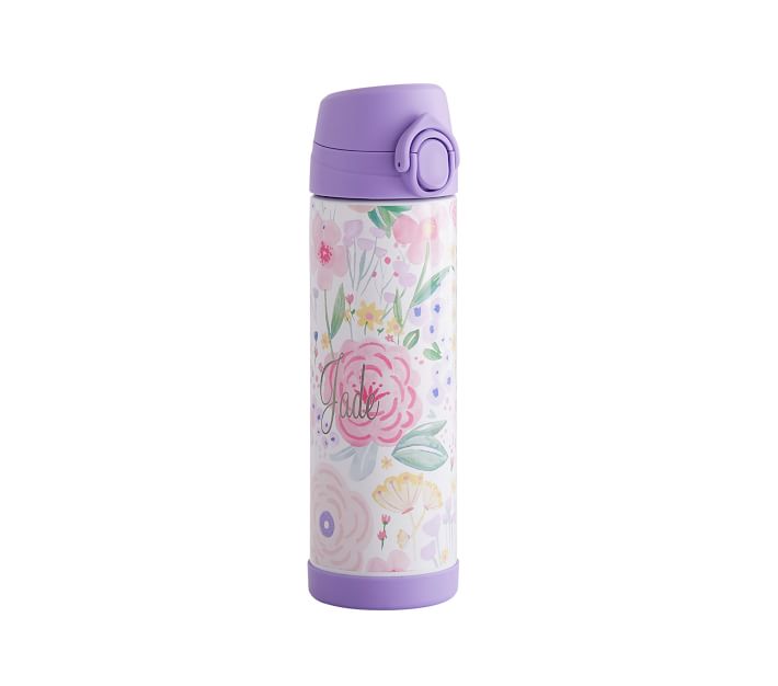 Spring Blooms Personalized Kids Thermos