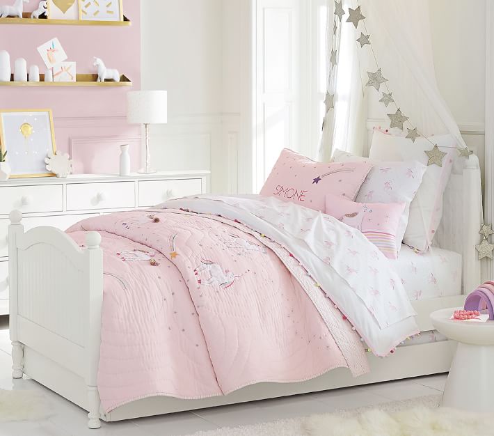 Pottery barn shop kids unicorn sheets