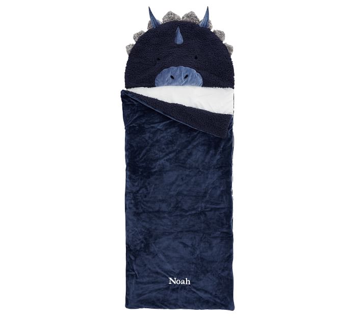 Dino Pillow Pal Kids Sleeping Bag Pottery Barn Kids