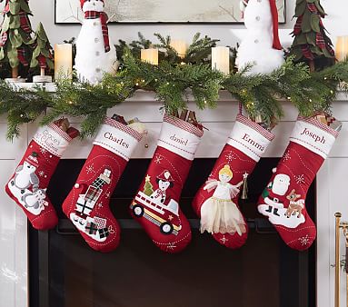 Blonde Fairy Quilted Christmas Stocking | Pottery Barn Kids