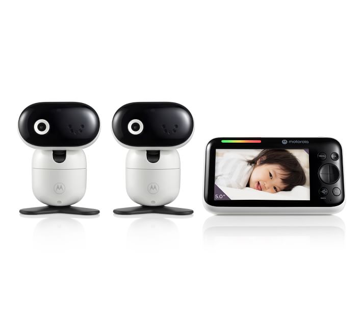 Motorola PIP 1610-2 Connect 5.0" WiFi HD Motorized Video Baby Monitor with 2 | Pottery Barn Kids
