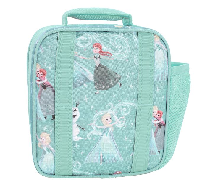 Kids Disney Frozen 2 Dual Compartment Reusable Lunch Bag for Girls 