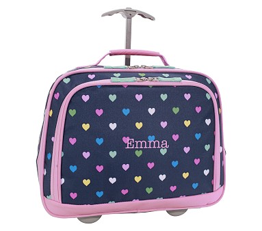 Mackenzie Navy Pink Multi Hearts Lunch Boxes