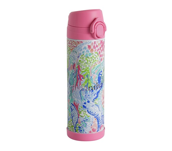 Mackenzie Lilly Pulitzer Mermaid Cove Water Bottle | Pottery Barn Kids