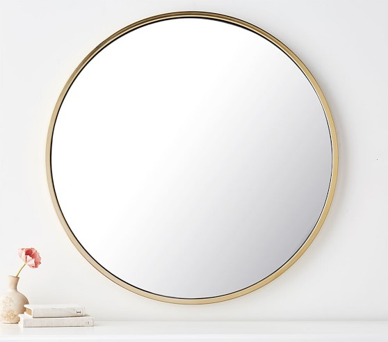 Round Metal Mirror