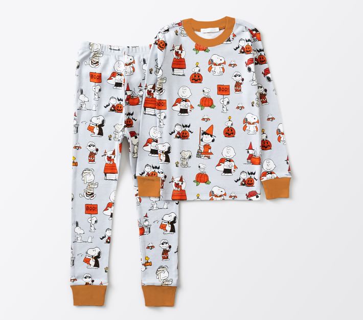 Peanuts® Halloween Organic Pajama Set | Pottery Barn Kids