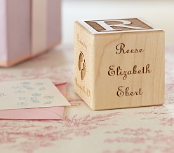 Personalized Wooden Block