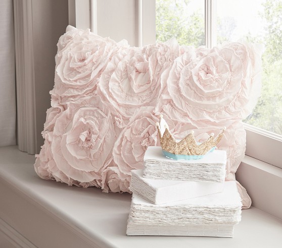 Monique Lhuillier Rosette Quilt & Shams | Pottery Barn Kids