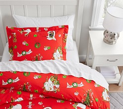 Dr. Seuss's The Grinch™ Merry Grinch Organic Duvet Cover & Shams