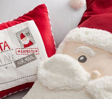 Letter to Santa & Santa-Shaped Pillow Bundle | Pottery Barn Kids