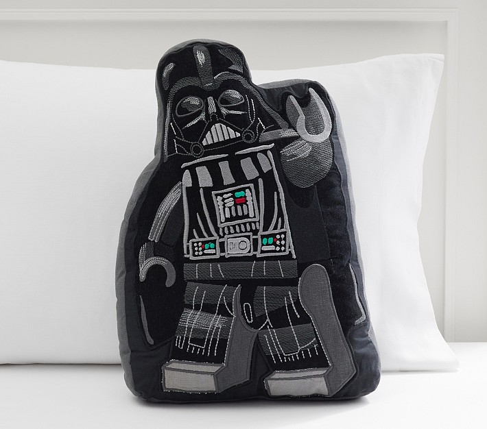 Darth Vader - Star Wars Art - Blue Black Throw Pillow