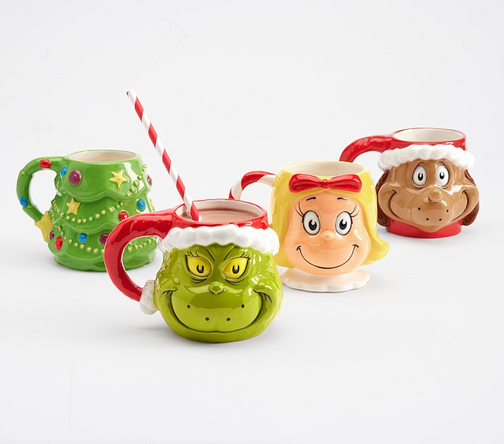 The Grinch Mug Topper And Cup With Lid Handmade Gifts