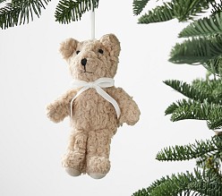 St. Jude Oatmeal Sherpa Bear Ornament