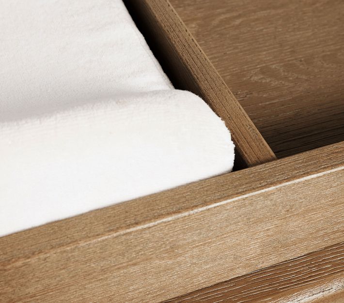 Kendall Extra Wide Nursery Changing Table Dresser & Topper Pottery