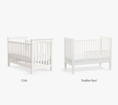 Kendall Low-Profile Convertible Baby Crib | Pottery Barn Kids