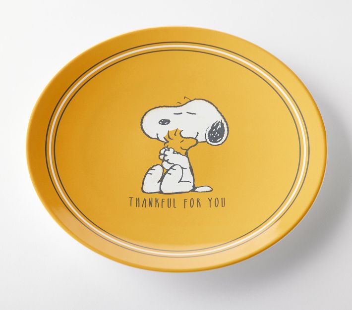 New Pottery Barn Kids Peanuts / Snoopy Thankful for You Spoon