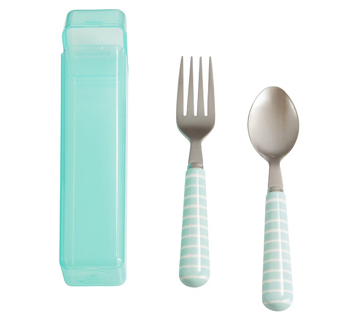 Utensils & Carrying Case Set  Pottery barn kids, Food containers