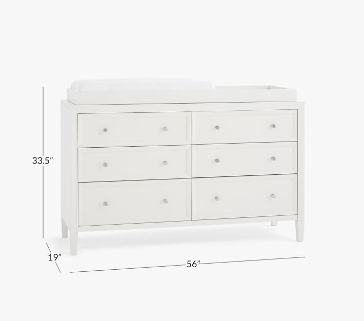 Parker ExtraWide Dresser & Topper Set Pottery Barn Kids