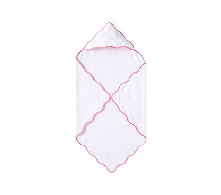 Organic Scallop Baby Hooded Towel Pottery Barn Kids