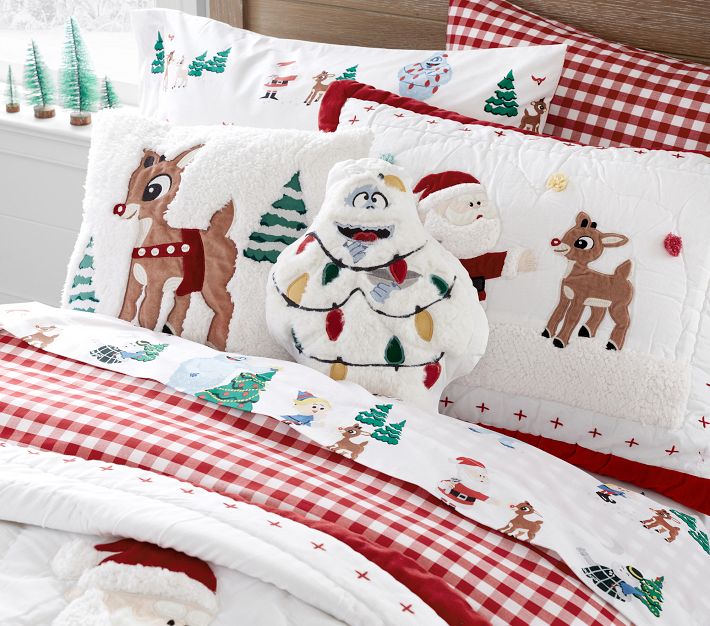 Rudolph® Quilted Shams | Pottery Barn Kids