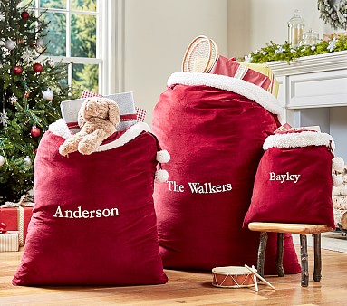 Premium Quilted Jumbo Christmas Storage Bag, Red