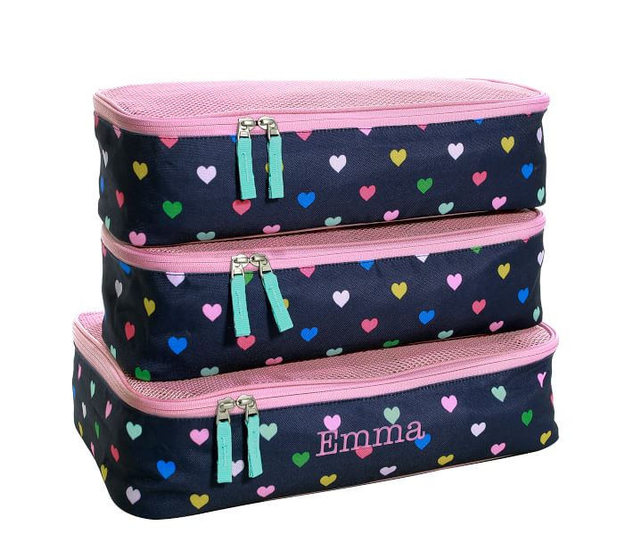 Aqua Polka Dots Small Storage Bin, 8 x 11' x 5