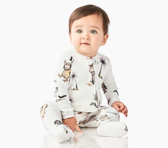 <em><em>Where The Wild Things Are</em></em> Organic Nursery Pajama