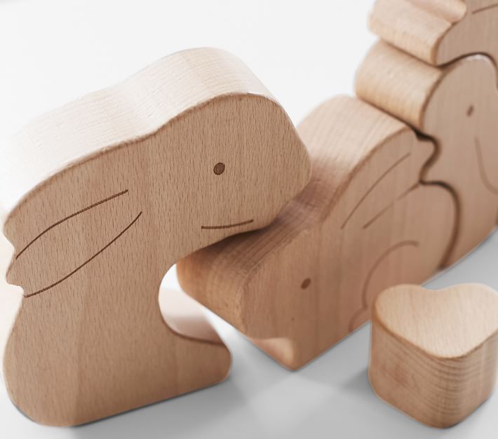 Rabbit Puzzle - Georgian Wood Toys