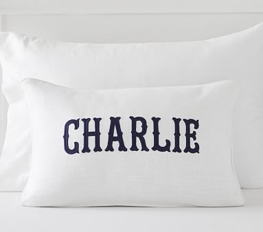 Monogram Name Pillow Cover | Pottery Barn Kids