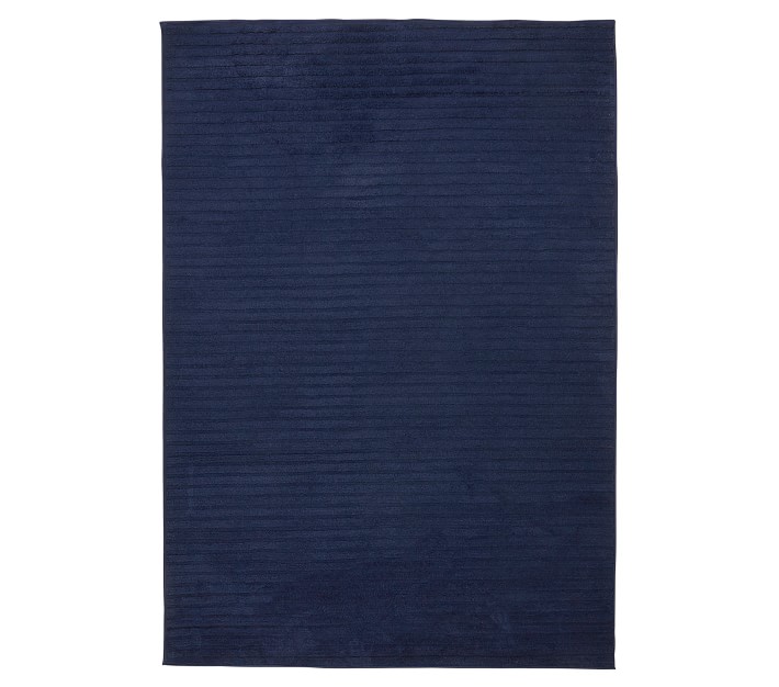 Stain Resistant Plush Ribbed Shag Rug Pottery Barn Kids