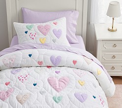 Confetti Hearts Quilt & Shams